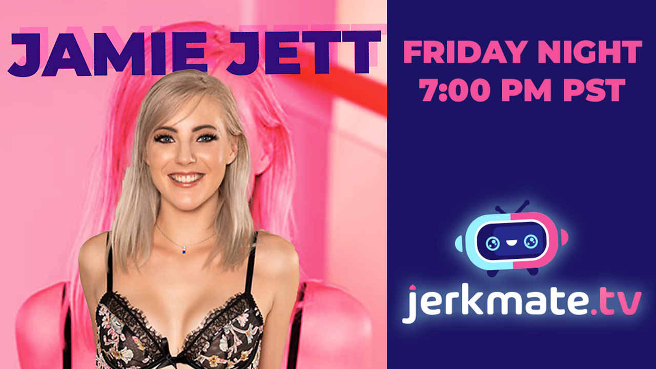 Jamie Jett Returns to JerkMate TV Tonight