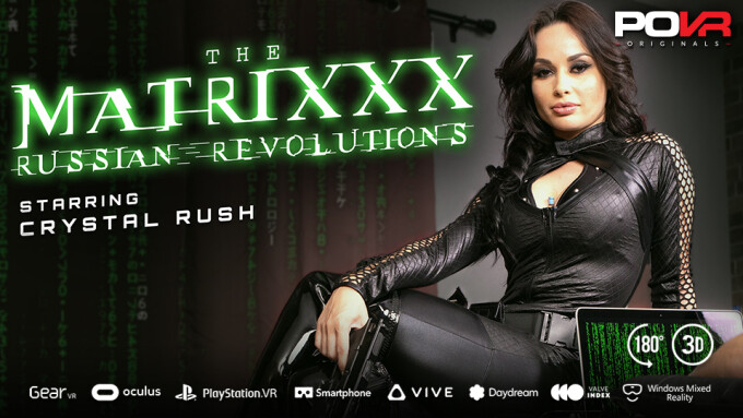 Crystal Rush Stars in POVR Parody 'The Matrixxx: Russian Revolutions'