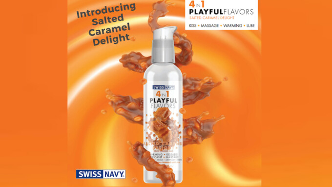 Swiss Navy Now Shipping '4-In-1 Salted Caramel Delight' Flavor