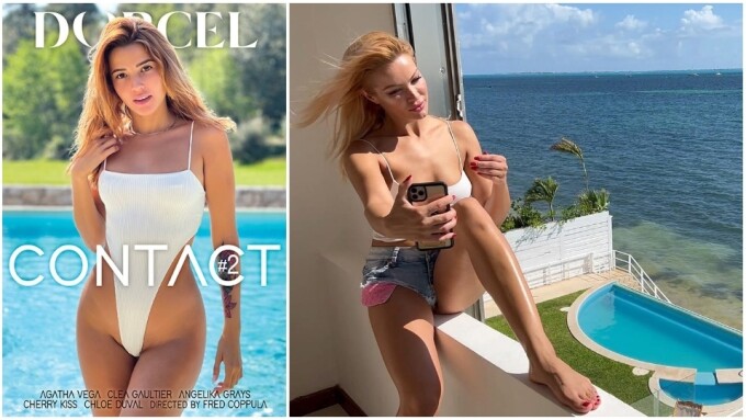 Clea Gaultier, Agatha Vega Star in Dorcel's 'Contact 2'