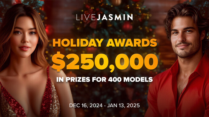 LiveJasmin Launches 2024 'Holiday Awards' Contest