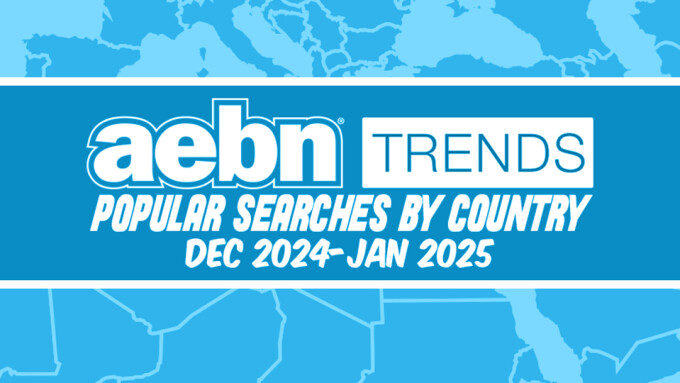 AEBN Publishes Popular Searches by Country for December, January