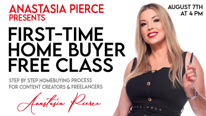 Anastasia Pierce to Host Free Class for First-Time Home Buyers