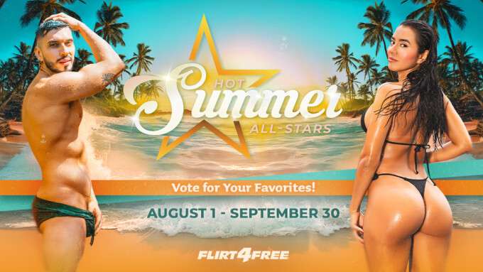 Flirt4Free Launches 2025 'Hot Summer All-Stars' Contest