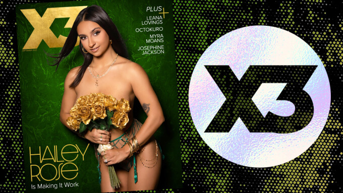 Hailey Rose Heats Up the Fall Issue of X3 Magazine