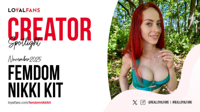 FemDomNikkiKit is LoyalFans' Featured Creator for November