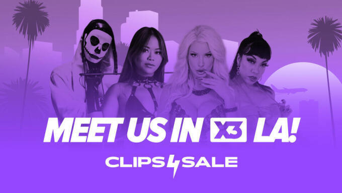 Clips4Sale to Make Debut Appearance at X3 Expo