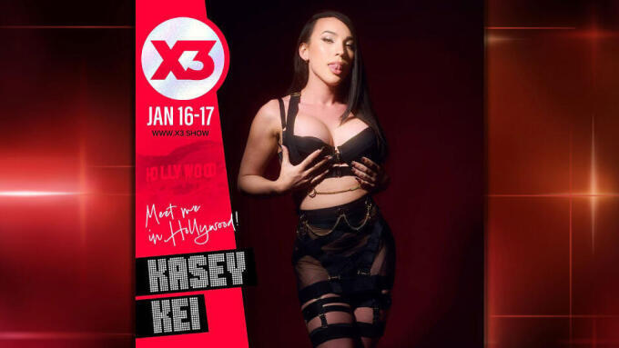 Kasey Kei to Appear at X3 Expo
