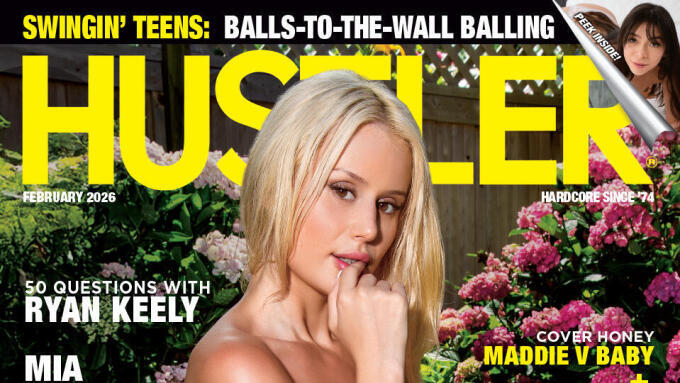 Maddie V Baby Is Hustler's 'Cover Honey' for February