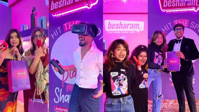 Besharam Makes 1st Appearance at 'Zepto Prom Night' Event